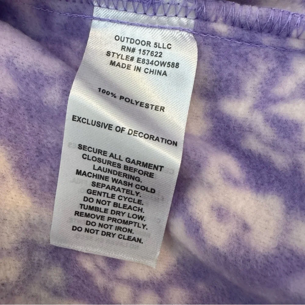 Eddie Bauer Youth Girls 3-in-1 Jacket in a blue and purple colorway size 10/12